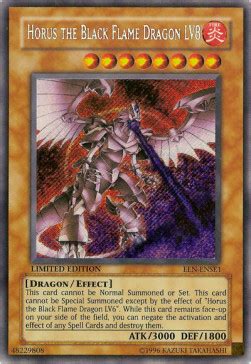 horus drago della fiamma oscura lv 10|horus llama negra yugioh.